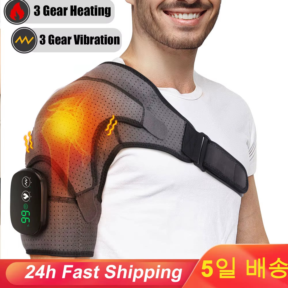 ThermaRelief™ – Electric Heated Shoulder & Knee Massager