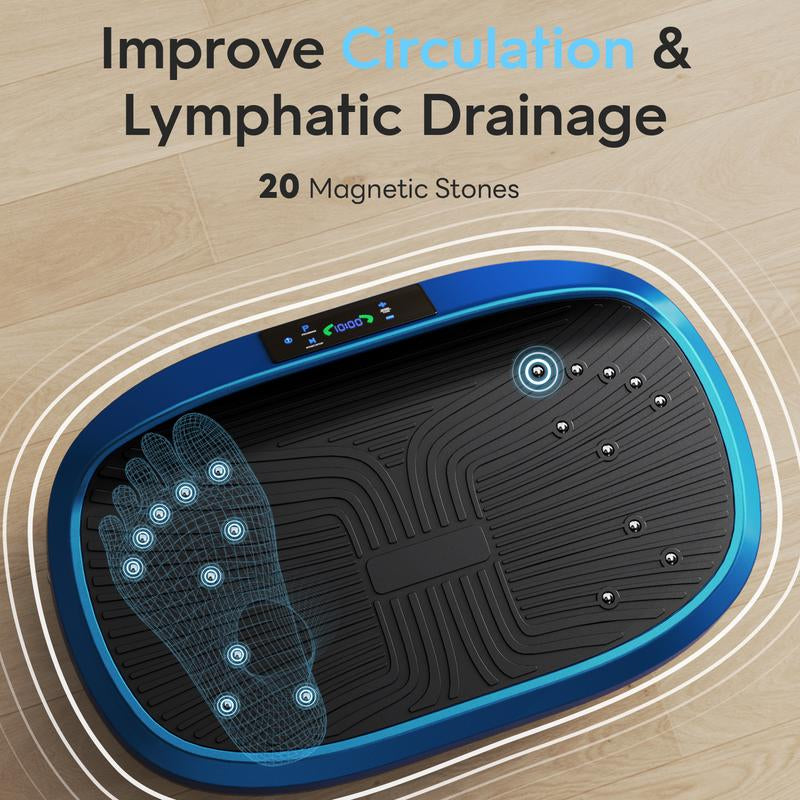 Vibration Plate Exercise Machine with 265LBS Loading Capacity